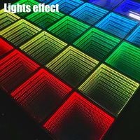 Interactif Selfie Tap Dance Marley Floor Avec Fill Light Lampe Manuel Extérieur Led Disco Sol Miroir Led Rgb Lumière Verre