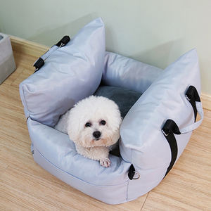 Diseño de logotipo de tamaño personalizado fácil de limpiar desmontable gato perro cachorro pequeño mascota coche viaje portador asiento cama bolsa con asas - Product Image 2