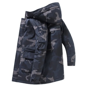 Nuova giacca invernale giacca Tooling piumino giovani studenti delle scuole medie con cappuccio <span class=keywords><strong>abbigliamento</strong></span> da <span class=keywords><strong>uomo</strong></span> alla moda di media lunghezza - Product Image 2