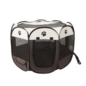 Indoor/outdoor reisbare hondenren, opvouwbare hondenren, hondenren van stof, puppyren - Product Image 1