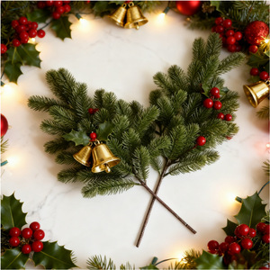 Agujas de Pino Artificiales para Navidad, de 30cm a 100cm, Decoración Navideña de Plástico para el Hogar - Product Image 5