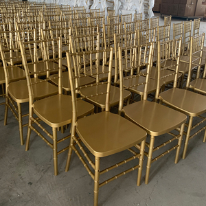Sedie Chiavari in Resina Plastica Dorata di Alta Qualità per Eventi, Matrimoni e Banchetti - Product Image 4
