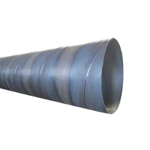 Large diameter ASTM A252 GR.B Spiral welded carbon steel pipe Piling usage SSAW LSAW welded steel pipe