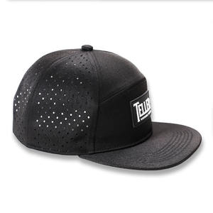 Di alta qualità personalizzabile professionale 6-pannello traforato modello foglia a tesa piatta Hip Hop Cap ragazze uso per la strada all'aperto - Product Image 1