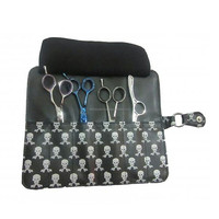 Porte-ciseaux de coiffure professionnelle, étui en cuir avec ceinture, Logo personnalisé pour 5-7 jours, de luxe