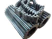 Chaîne de Convoyeur à Dents en Acier Silencieuse C4 C5 C6 C8 CL06 CL08 CL10 CL12 CL16 CL20 Pignon - Transmission Personnalisée Non Standard