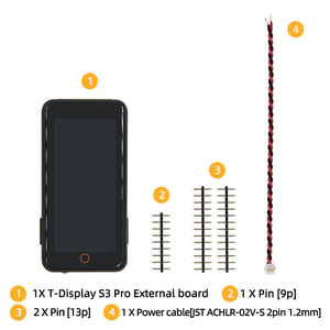 En stock LILYGO T-Display-S3-Pro ESP32-S3 Carte de développement avec écran tactile ST7796 de 2,33 pouces Wi-Fi BLE - Product Image 4