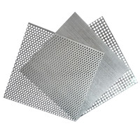 Maille métallique perforée en acier de grillage de poinçonnage de petit trou rond filtres d'acier inoxydable métal perforé d'écran perforé