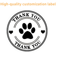 Stiker Kertas Perekat yang Dapat Disesuaikan untuk Printer Label Brother QL Warna Kustom Promosi Veteriner Pameran Supermarket