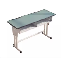 Bureau d'étude pour deux personnes à usage domestique; Hauteur réglable pour table et chaise de devoirs pour les élèves du primaire et du secondaire
