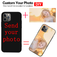 Coque de téléphone personnalisée avec photo et nom, design personnalisé, coque souple pour iPhone 14 13 12 11 XS XR, coque rigide personnalisée pour Samsung