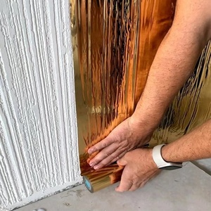 Rollo de Papel Dorado de Alta Calidad de 64 cm x 120 m para Decoración de Paredes, Papel de Pared de Lámina Dorada, Dorado para Muebles - Product Image 1