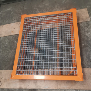 Conteneurs de stockage pliables <span class=keywords><strong>en</strong></span> acier Q235 robustes et personnalisés avec fermeture <span class=keywords><strong>à</strong></span> bouton pour la manutention de matériaux sur camion <span class=keywords><strong>à</strong></span> plateau, <span class=keywords><strong>palette</strong></span> <span class=keywords><strong>en</strong></span> acier - Product Image 5