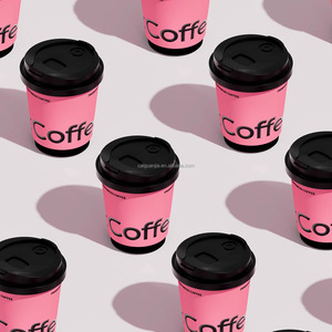 Vaso de Papel Desechable <span class=keywords><strong>para</strong></span> Café, Personalizado en Rosa, <span class=keywords><strong>para</strong></span> Té <span class=keywords><strong>con</strong></span> <span class=keywords><strong>Leche</strong></span>, Grueso, <span class=keywords><strong>para</strong></span> Llevar, <span class=keywords><strong>con</strong></span> Tapa - Product Image 2
