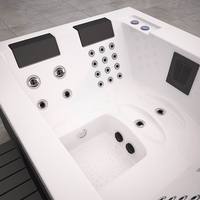Hot tube extérieur spa jacuzzis à vendre pas cher 4 personnes balboa bain à remous luxe acrylique sexy hydro massage baignoire à remous