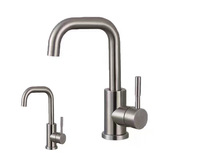 Robinet de lavabo en acier inoxydable, livraison gratuite de bonne qualité à bas prix, robinet de salle de bains froid et chaud simple, lavabo d'eau à trou unique