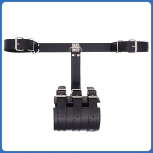 <span class=keywords><strong>BDSM</strong></span> <span class=keywords><strong>Bondage</strong></span> Leder Rücken Handschellen Set Sklaven gebündelt Feste Haltung Adult Games Sexspielzeug - Product Image 3
