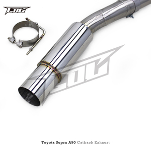 Catback recto automático para Toyota Supra A90 3,0 T 2020-2023 T304 resonador <span class=keywords><strong>tubo</strong></span> medio salida única carrera rendimiento deporte <span class=keywords><strong>tubo</strong></span> <span class=keywords><strong>de</strong></span> <span class=keywords><strong>escape</strong></span> - Product Image 4