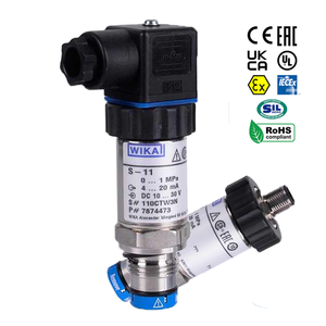 ทรานสดิวเซอร์ 4-20mA 0-400 บาร์ เซ็นเซอร์วัดอุณหภูมิ A-10 เซ็นเซอร์ S-11 S-10 4-20ma 0-10 บาร์ เซ็นเซอร์ - Product Image 1