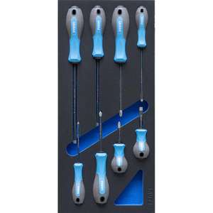 เครื่องมือ, ชุดเครื่องมือ, ชุดไขควงเพชรแบบผสม FERVI SERIES ในถาดขึ้นรูปด้วยความร้อนแบบนุ่ม - Product Image 1