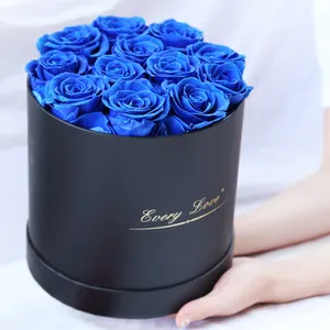 Поставщик фабрики Юньнань, навсегда сохранившиеся розы, цветы в коробке для рекламных подарков на заказ