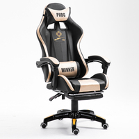 Kursi Gaming Lipat Tinggi Ergonomis Modern dengan Sandaran Tinggi, Dapat Diperpanjang, Pendingin, Bahan Kulit PU, Rangka Baja Tahan Karat