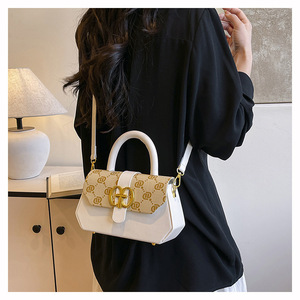 Sac à main tendance pour femmes, nouveau sac à bandoulière vintage imprimé patchwork, luxe léger, polyvalent, pour femmes - Product Image 3