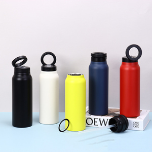 防漏24盎司Magsafe水瓶，带便携式磁性手机座手柄不锈钢绝缘水瓶 - Product Image 2