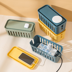 hot sale wholesaleSix charging holes socket storage boxes organizer socket cable storage box power socket wire cable storage box