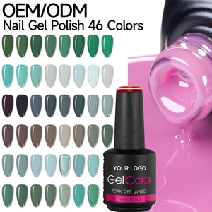 เจลสีทาเล็บแบบแช่ล้างออก ขนาด 15 มล. สีชัด ติดทนนาน ปิดสีได้เต็มที่ ยูวีเจลโพลิช รับผลิตแบบ OEM ODM บริการติดฉลากส่วนตัว ยาทาเล็บยอดนิยมทั่วโลก - Product Image 1