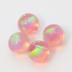 Cuentas de Ópalo de Gelatina Creadas en Laboratorio, Sin Agujero, para Fabricación de Pendientes, Precio de Fábrica al Por Mayor - Product Image 5