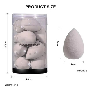 Juego de Esponjas de Maquillaje Cosméticas Pequeñas, Multicolores, Sin Látex, para Uso en Seco y Húmedo, Mini Esponjas de Belleza para Base de Maquillaje, Venta al Por Mayor - Product Image 3