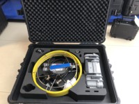Étanche IP68 360° °   Caméra d'inspection de tuyaux rotative, système d'inspection portable pour tuyaux de DN7 à 800 mm