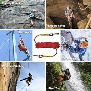 Portable 10mm*15m High Strength Nylon Climbing Rope Safe Rappelling Outdoor Adventures for Camping & Hiking - Product Image 5