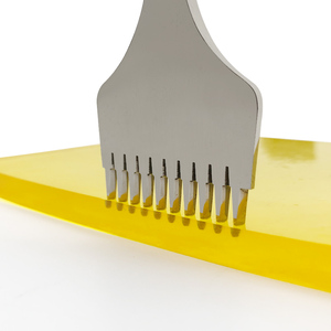 Plaque élastique coupe tendon de boeuf bricolage poinçon en cuir carré 150x150x8mm - Product Image 1