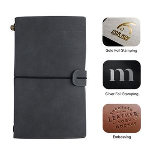 Carnet vintage A6 très demandé en gros, carnet de voyage, petit carnet décoratif à suspendre, journal intime en cuir de mouton, carnet de notes en papier kraft - Product Image 4