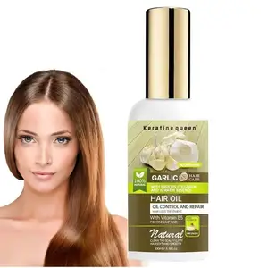 Private Label Organic Strengthening Repair hair treatment Extract wholesale Hair Growth Oil garlic purc hair growth oil