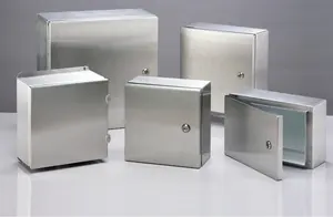 Caja de metal de control eléctrico personalizada, caja de acero inoxidable, carcasa de hoja de metal, OEM