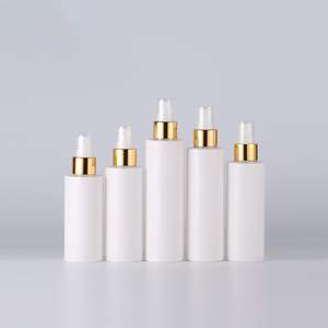 Botella de Spray Dorada de Lujo de 100ml 120ml 150ml 180ml 200ml 250ml, Botella de Spray Blanca para Tónico Cosmético, Perfume para el Cabello, 30ml 50ml 80ml - Product Image 1