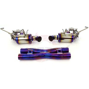 Échappement de performance Vortex Valvetronic pour Ferrari 812 Superfast F12 6.3L V12, silencieux de course avec kit X-Pipe à découpe en forme de pie - Product Image 2