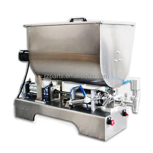 Best-selling Pneumatic Agitator Motor Chilli Sauce Filling Mixing machine Peanut Butter Filler