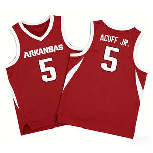 Hommes # Maillot de <span class=keywords><strong>basket</strong></span>-ball universitaire cousu 5 Acuff Jr. - Product Image 2