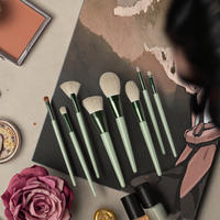 Nouvel ensemble de 13 pinceaux de maquillage originaux 2025 pour le visage, avec sac de rangement, idéal pour le surligneur, la poudre et le blush