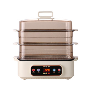 Vaporera Eléctrica de 36L, Cuatro Niveles, Temporizador Inteligente, Multifunción, Modo Olla Caliente para el Hogar - Product Image 5