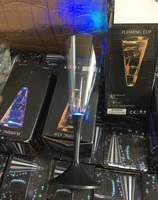 Verres à eau, vin, champagne, bière, flûtes lumineuses à LED activées par le liquide, gobelets clignotants pour fête, articles de bar DD22-26