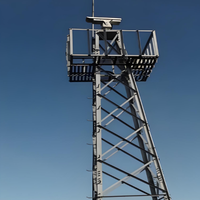 Torre de Vigilancia de Acero Galvanizado de Grado Industrial para Seguridad en Campos de Petróleo y Gas y Protección Remota de Sitios