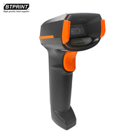 Escáner de Código de Barras Industrial 2D DOAO DW-2100, Lector de Código de Barras Inalámbrico 2.4G con Soporte para Escáner