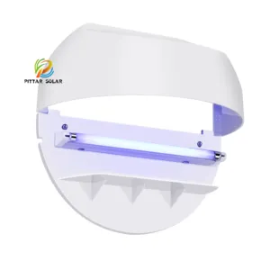 110V Wall-Mounted Electric UV Led 8W Fly Trap Light High Effect Fruit Fly Catcher Lamp With Glue Board