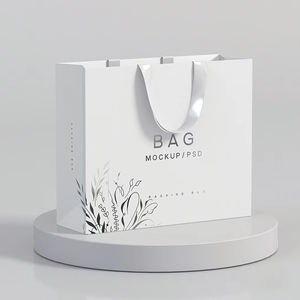 Sacchetti di Lusso all'Ingrosso in Carta e Cartone Rosa per Imballaggio con Logo Personalizzato e Manici per Boutique di Scarpe, Negozi e Compleanni - Product Image 5