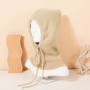 หมวกไหมพรมกันหนาวสำหรับผู้หญิงพร้อมที่ปิดหู |   หมวกขนแกะฟลีซอุ่นๆ |   ดีไซน์ช่วยปรับรูปหน้าให้เรียวสำหรับคนที่มีรอบศีรษะใหญ่ - Product Image 3